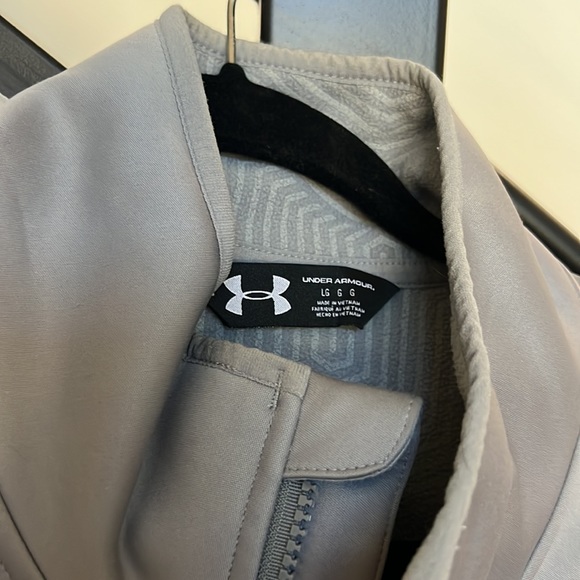 Under Armour Grey Zip Up - Picture 2 of 3